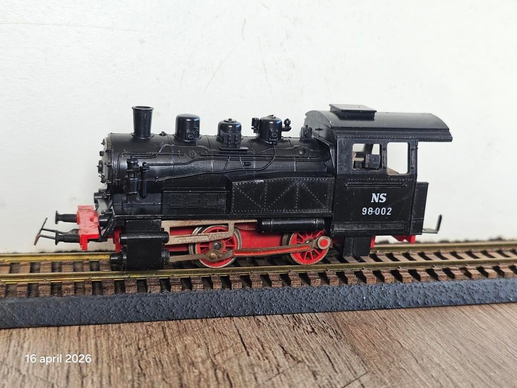Modeltrein Ho lima NS stoomlokomotief, Gelijkstroom, Wagon, Ophalen of Verzenden, NS