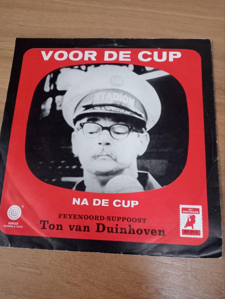 Ton van Duinhoven - Voor de Cup / Na de Cup (Feyenoord), Gebruikt, 7 inch, Single, 1960 - 1969