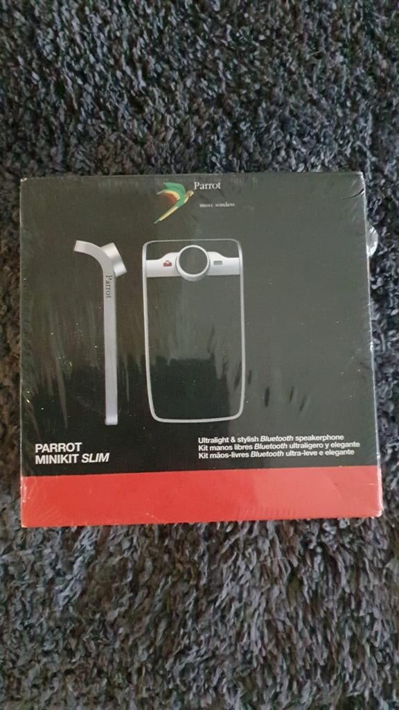 Parrot minikit slim bleutooth carkit, Telecommunicatie, Carkits, Ophalen of Verzenden, Nieuw, Overige merken