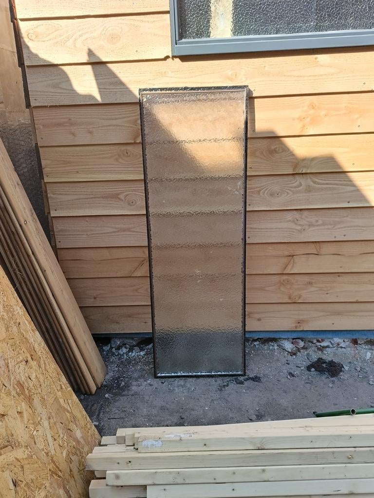 Raam 48,5cmx144cm, Doe-het-zelf en Verbouw, Glas en Ramen, Ophalen, Gebruikt, Minder dan 80 cm, Gevelraam of Ruit
