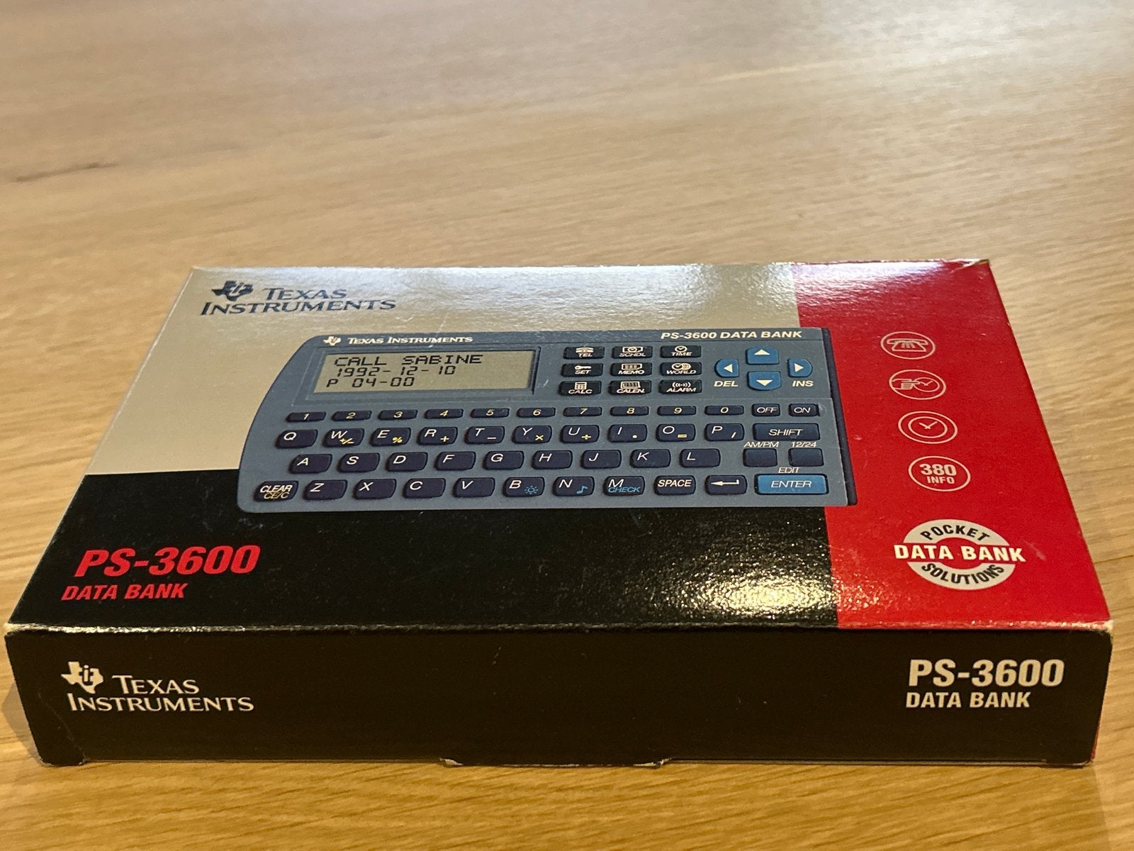 Texas Instruments PS-3600 Data Bank - Nieuw in doos, Ophalen, Nieuw