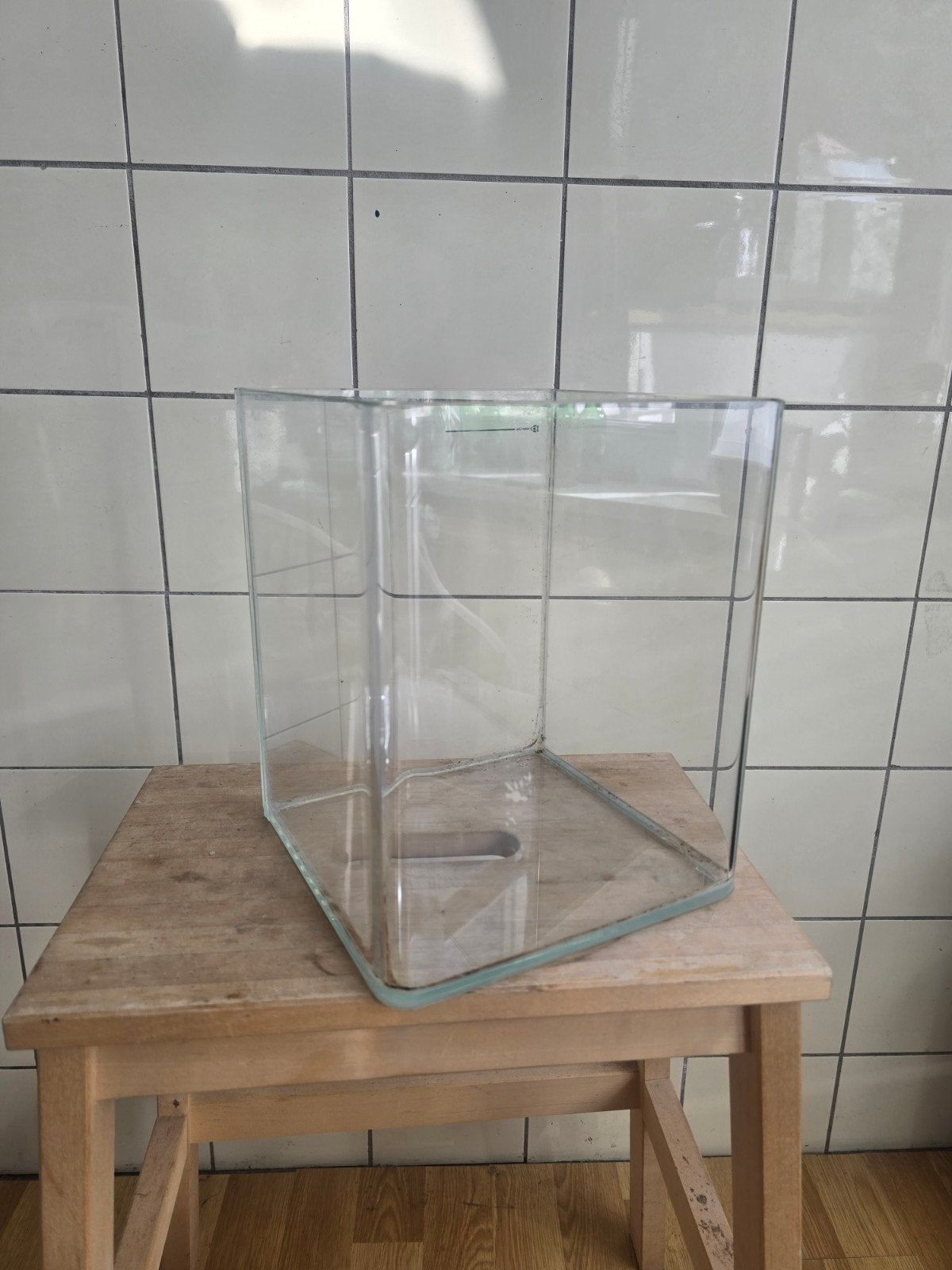 Dennerle Nano cube aquarium 10 liter, Ophalen of Verzenden, Gebruikt, Leeg aquarium, Dennerle