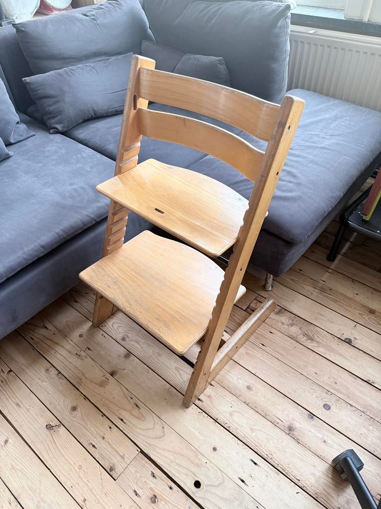VERKOCHT ! 2x STOKKE  tripp trapp stoel beuken, Ophalen, Gebruikt, Twee, Overige kleuren