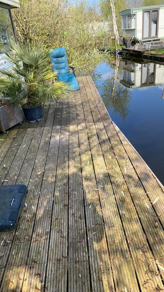 Hardhouten vlonderplanken, Tuin en Terras, Terrasdelen en Vlonders, Ophalen of Verzenden, Zo goed als nieuw, Hout