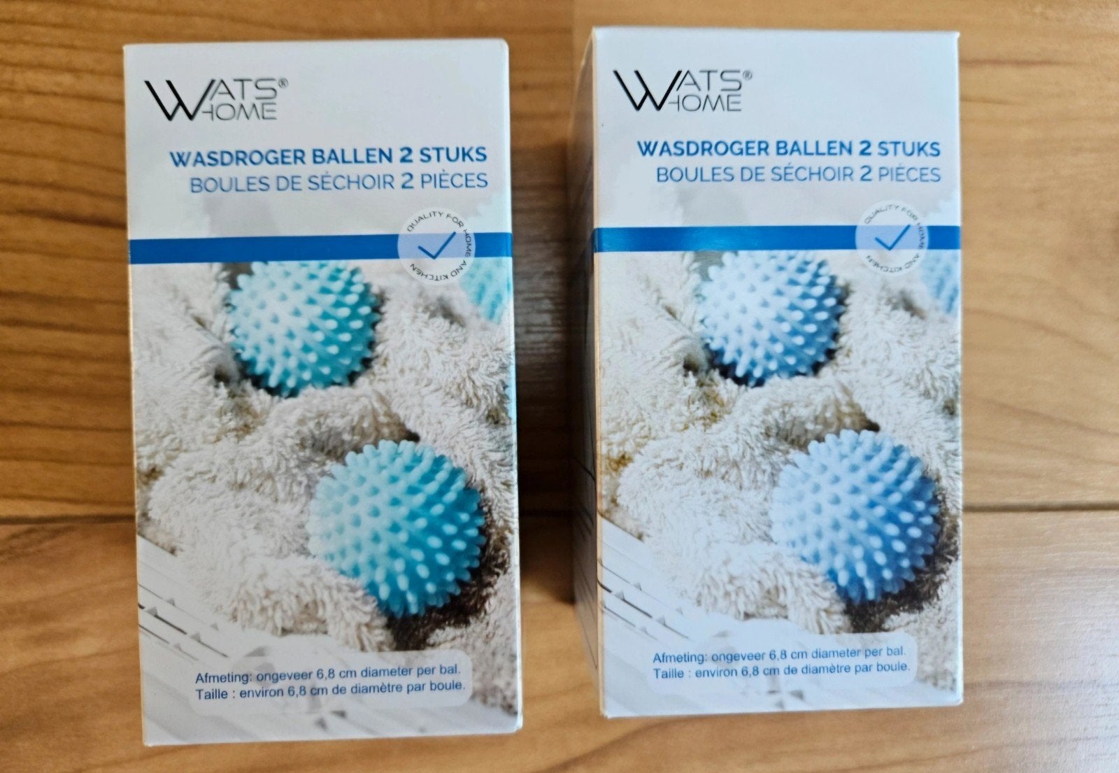 Nieuwe Wats Home wasdroger ballen - 2 doosjes à 2 stuks, Witgoed en Apparatuur, Ophalen of Verzenden, Nieuw