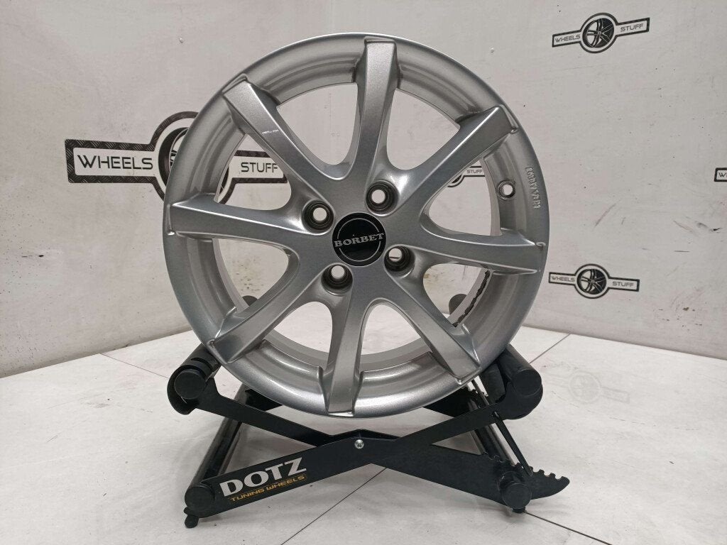 Borbet LV lichtmetaal velgen 14"inch 4x98  Fiat Panda 500 KA, Ophalen, Gebruikt, 14 inch, Velg(en)