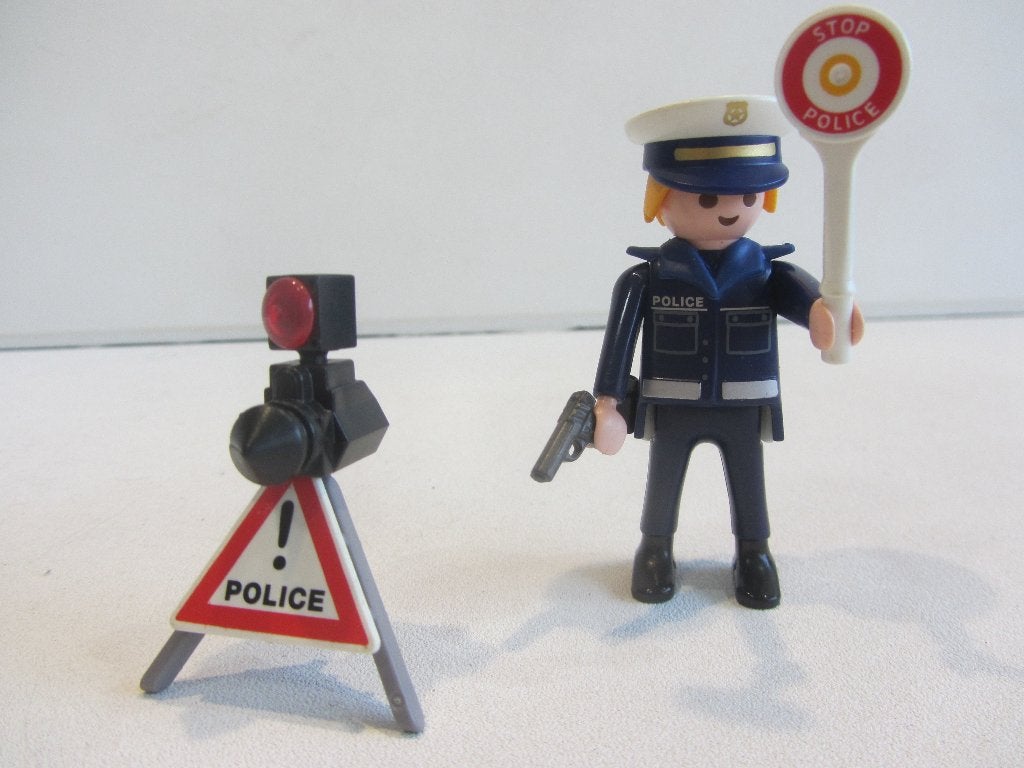 Playmobil 4669  Politie radarcontrole, Ophalen of Verzenden, Gebruikt, Losse onderdelen