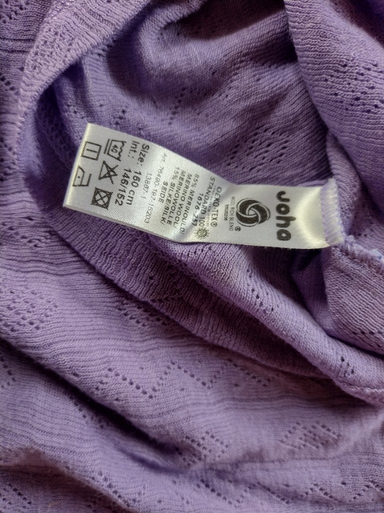 Hemdjes 146/152 van joha, wol/zijde, Nacht- of Onderkleding, Meisje, Ophalen of Verzenden, Zo goed als nieuw