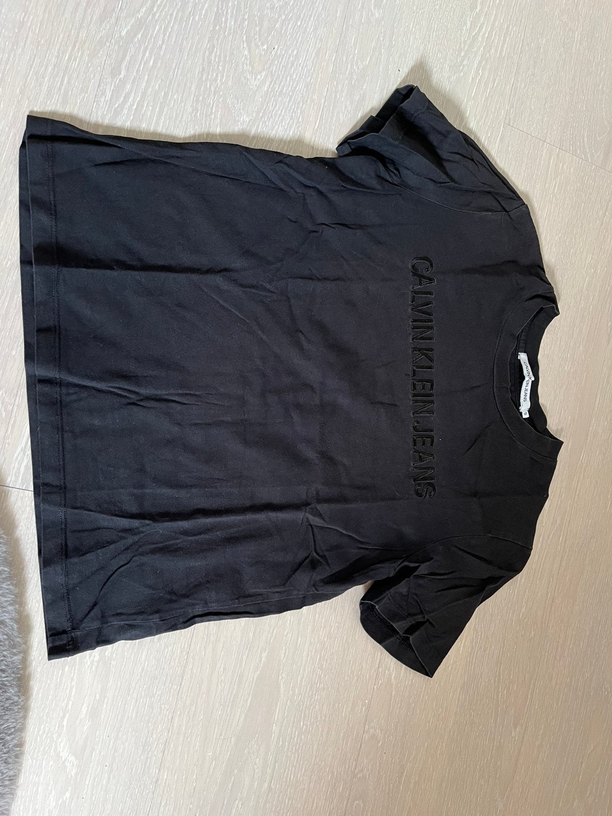 Calvin klein shirt maat S, Ophalen of Verzenden, Zo goed als nieuw, Zwart, Korte mouw