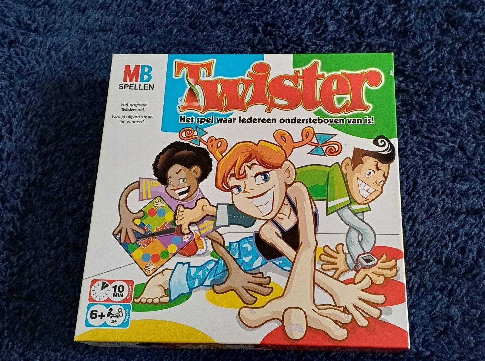 Gezeldschapspel Twister, Hobby en Vrije tijd, Drie of vier spelers, Ophalen of Verzenden, Gebruikt, MB