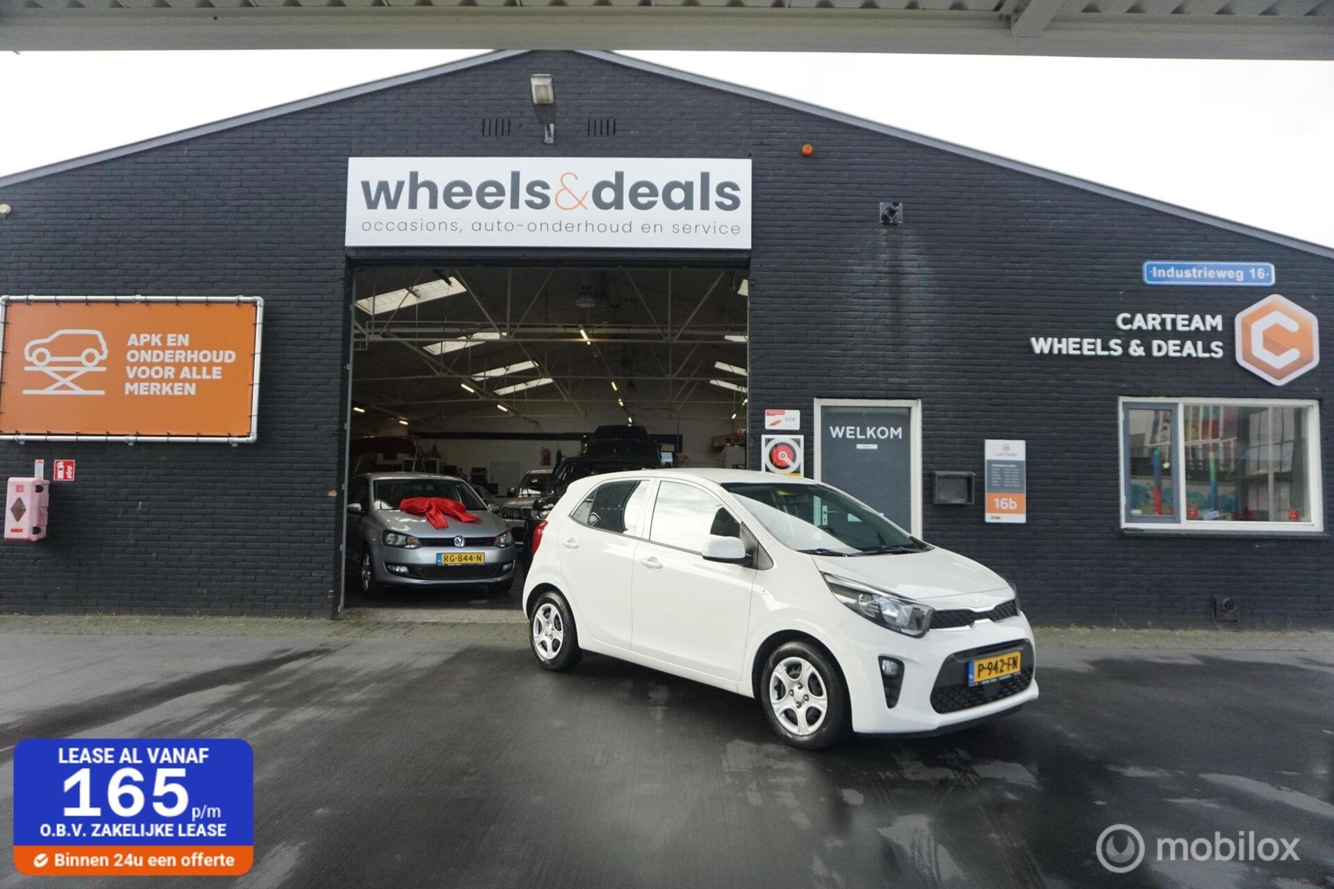Kia Picanto 1.0 DPi ComfortLine 5p 1e eignaar, Voorwielaandrijving, Gebruikt, Geheel digitaal combi-instrument, Wit