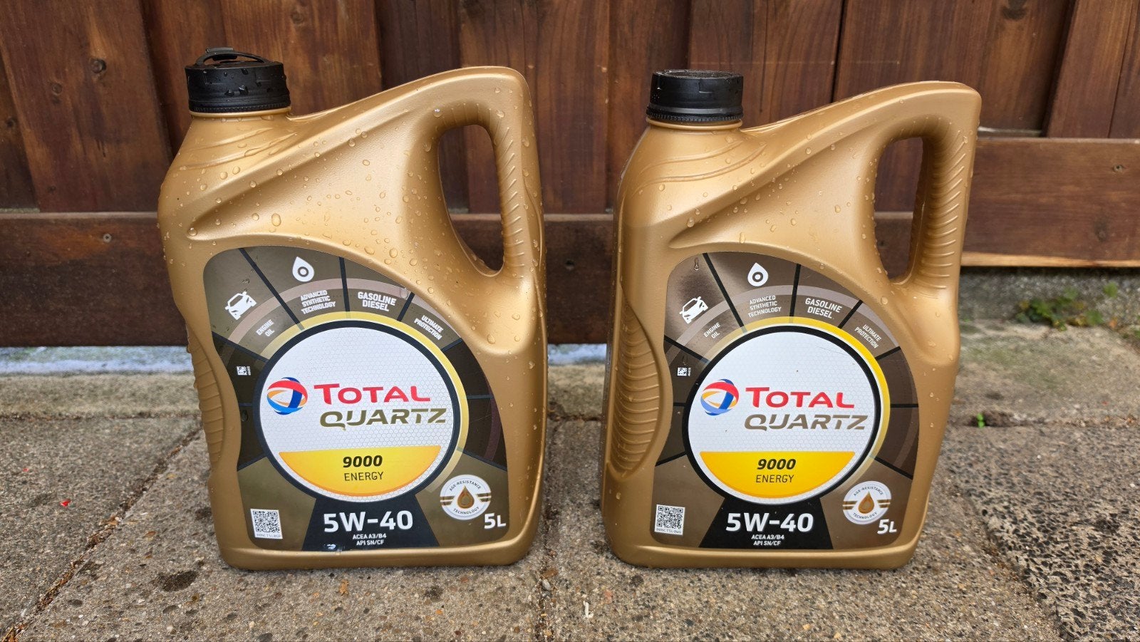 Total Quartz 9000 Energy 5W-40 Motorolie (1x 5L, 1x 3.5L), Auto diversen, Ophalen