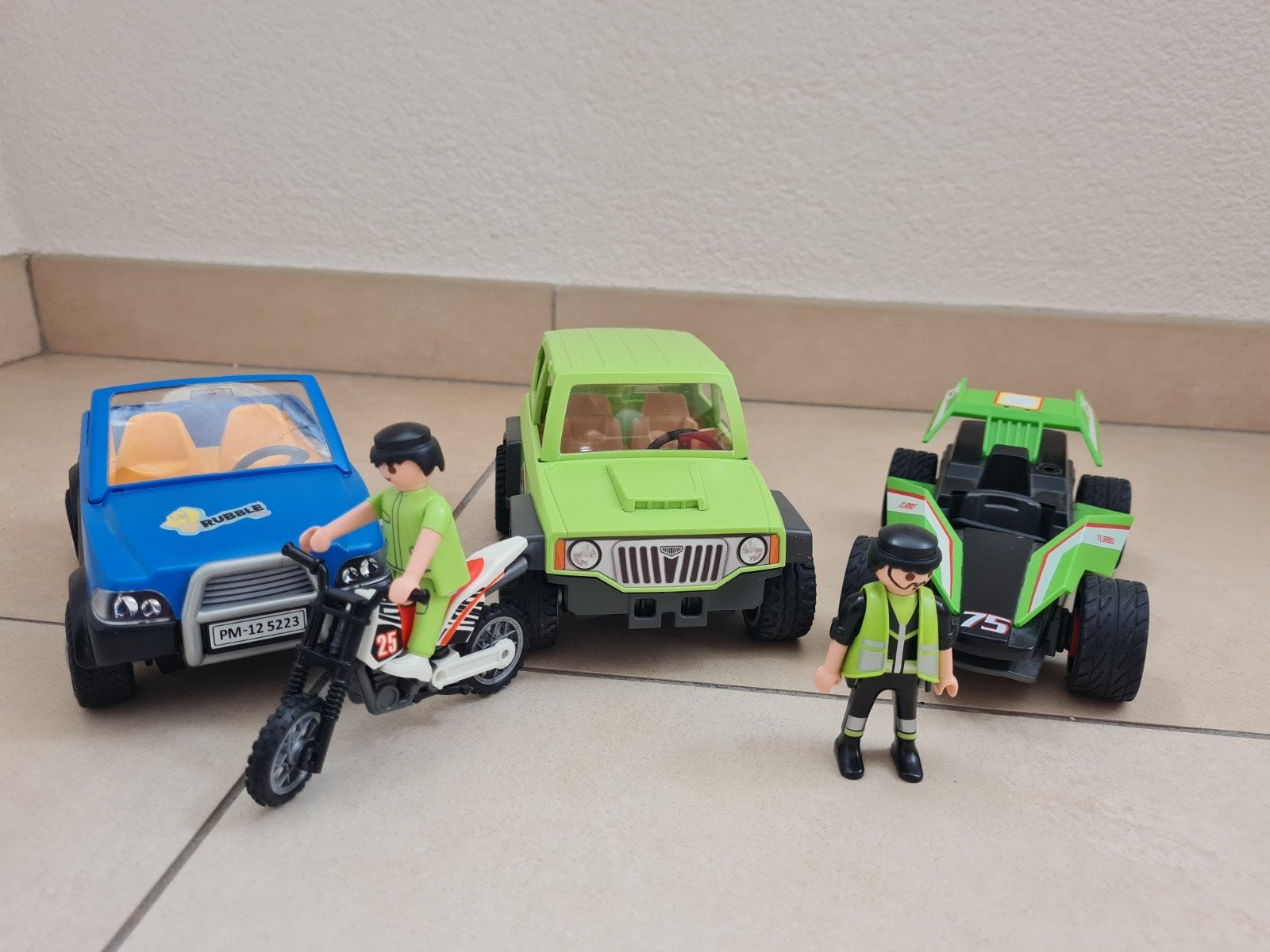 Playmobil auto's, Ophalen