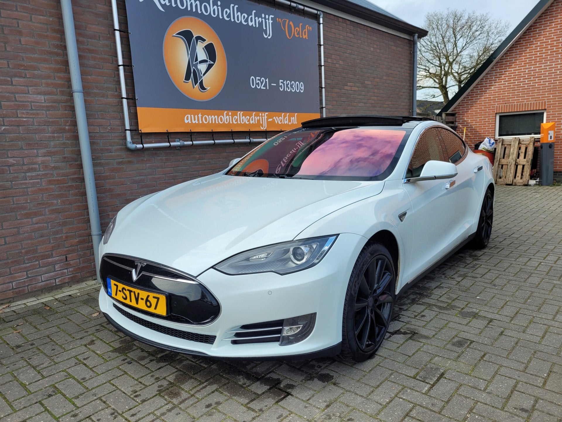 Tesla Model S 85 Performance (free supercharge)(accu storing, Auto's, Tesla, Achterwielaandrijving, Gebruikt, Automatische klimaatregeling