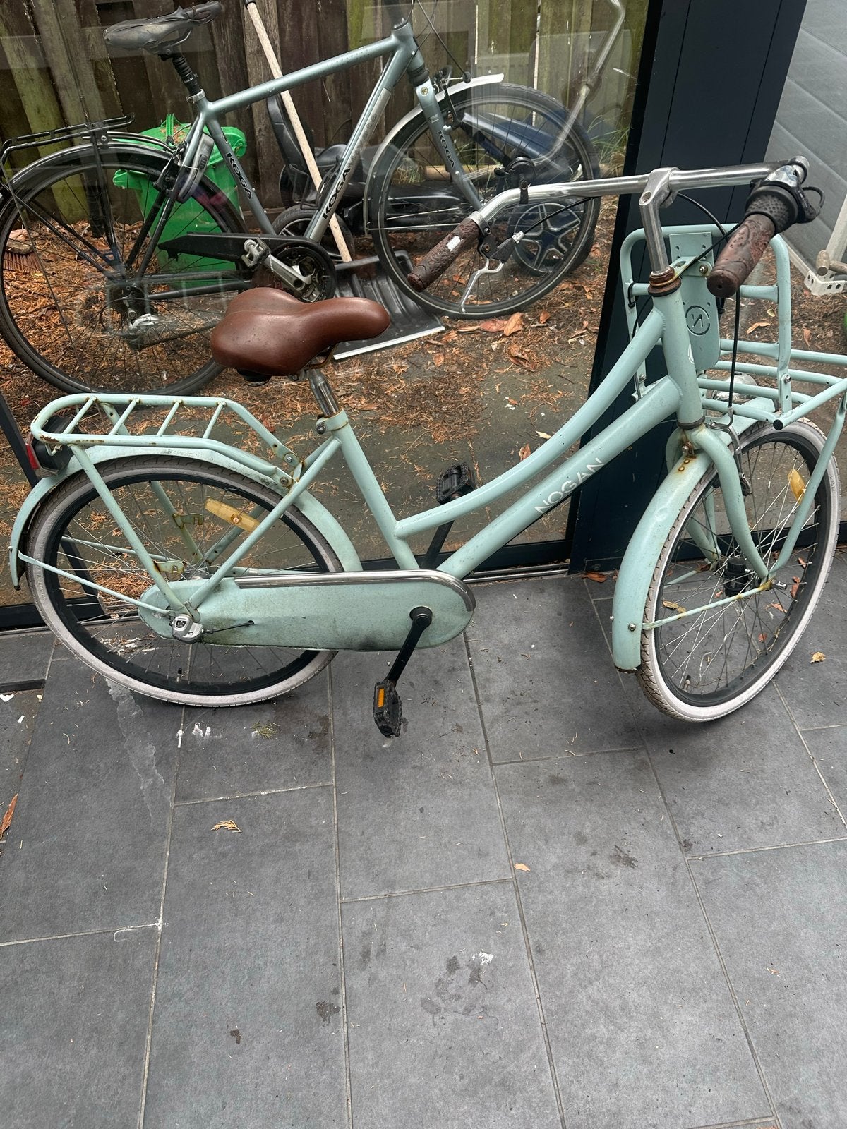 Nogan Meisjesfiets 24 inch met Voordrager en Bagagedrager, Ophalen of Verzenden, Gebruikt, 24 inch