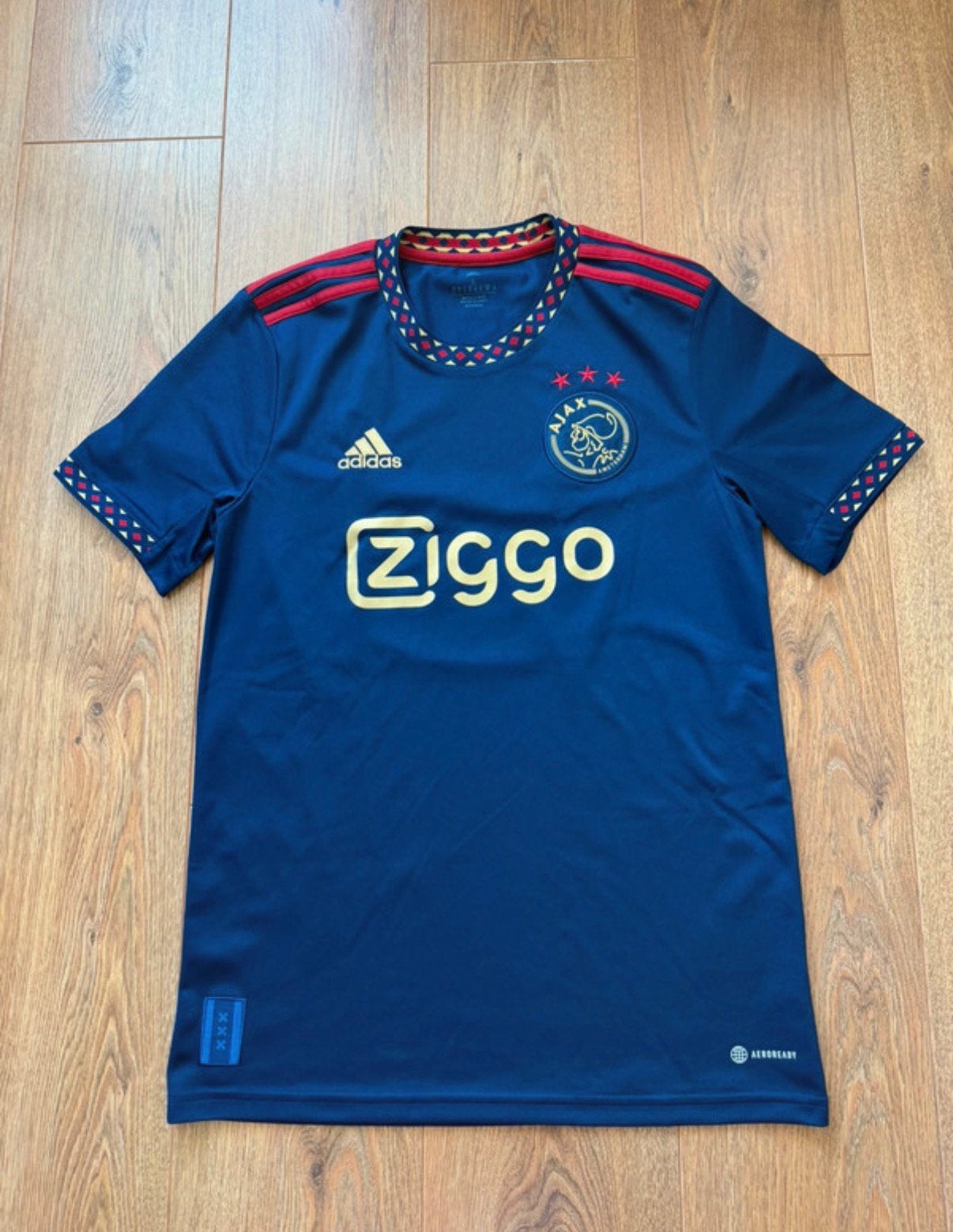 Blauw ajax shirt, Ophalen, Zo goed als nieuw, Shirt