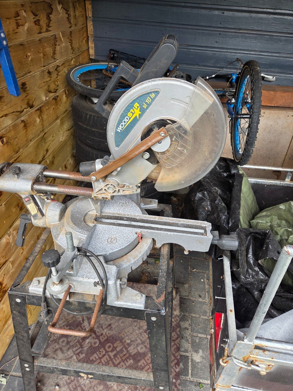 Woodstar SL 10 LU Afkortzaag, Doe-het-zelf en Verbouw, Gereedschap | Zaagmachines, Ophalen, Gebruikt, Woodstar, Afkortzaag