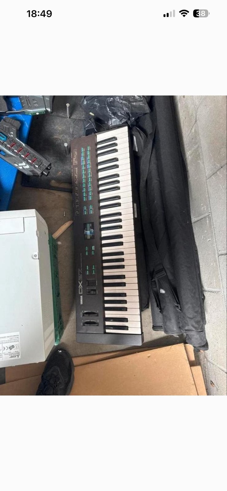 Yamaha DX27 Synthesizer - Vintage FM Synth, Muziek en Instrumenten, Synthesizers, Gebruikt, 61 toetsen, Yamaha, Met midi-aansluiting