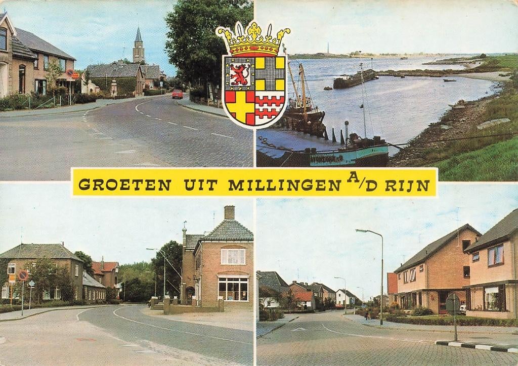 Groeten uit Millingen aan de Rijn, Verzamelen, Ansichtkaarten | Nederland, Ophalen of Verzenden, 1960 tot 1980, Ongelopen, Gelderland