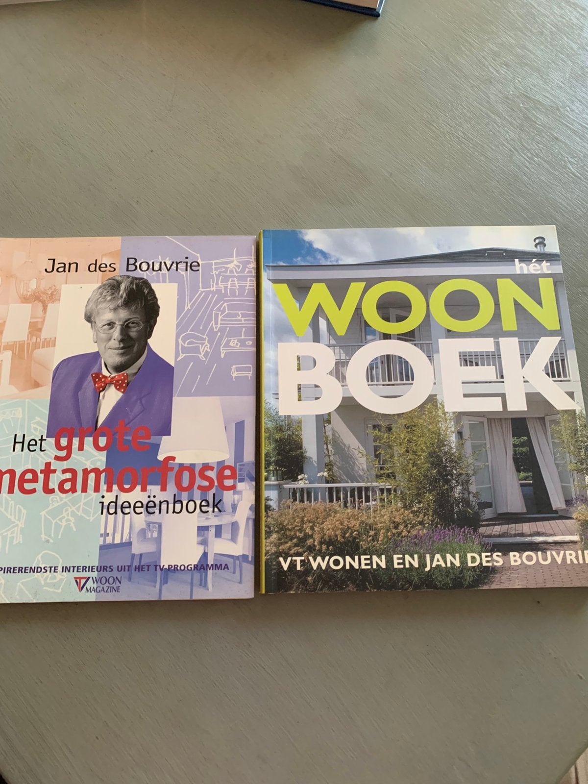 Jan des Bouvrie - Het Woonboek en Metamorfose boek, Boeken, Ophalen of Verzenden, Gelezen, Interieur en Design