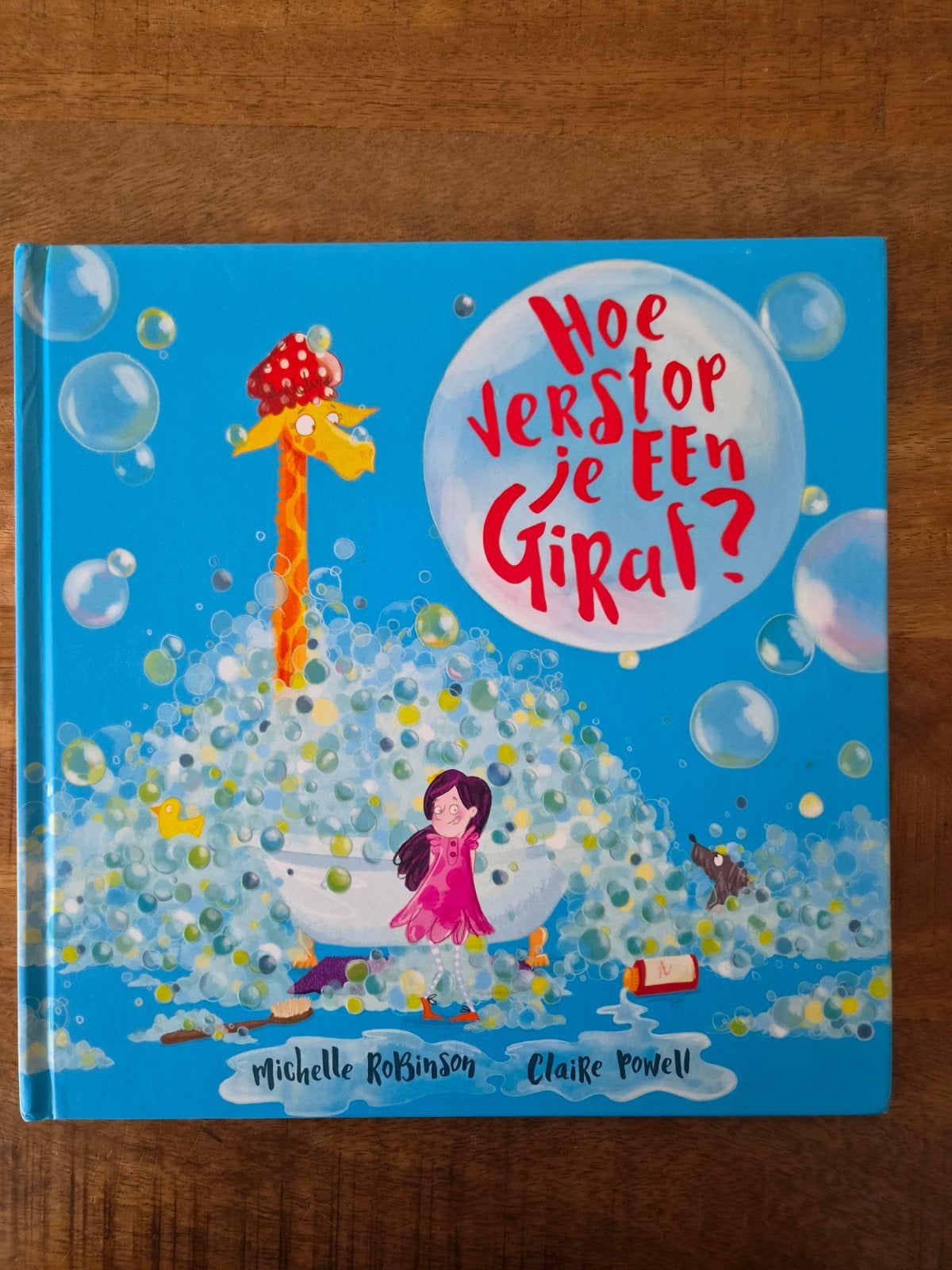 Hoe verstopt je een giraf? - Michelle Robinson, Ophalen, Zo goed als nieuw, Prentenboek