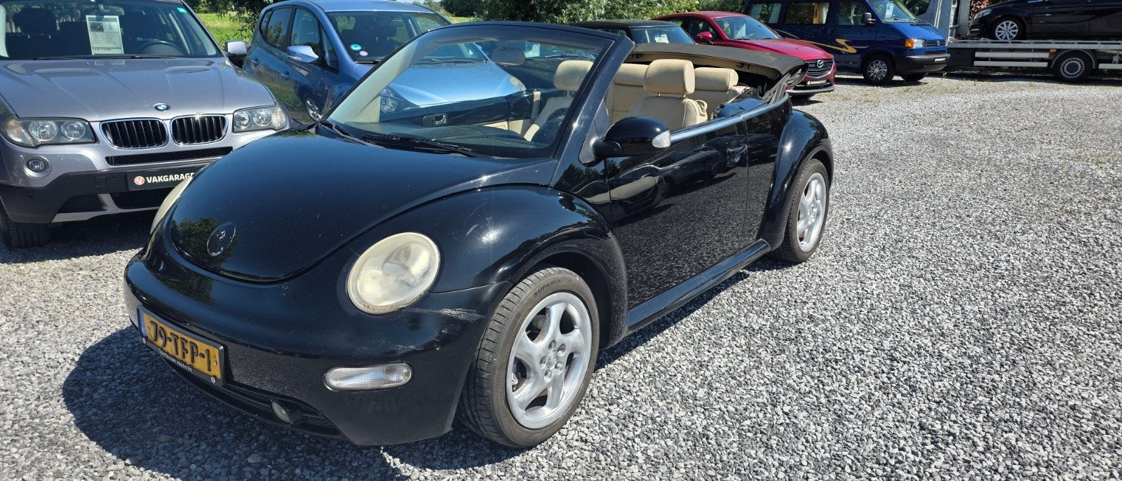 Volkswagen beetle cabrio opknapper of onderdelen, Voorwielaandrijving, 4 cilinders, Cabriolet, 4 stoelen