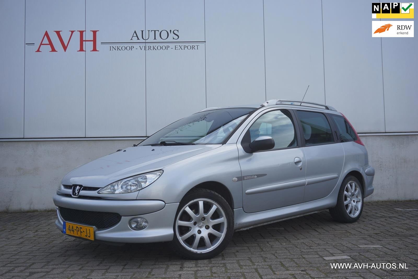Peugeot 206 SW 1.6-16V Quiksilver, Auto's, Peugeot, Voorwielaandrijving, Gebruikt, 4 cilinders, Origineel Nederlands