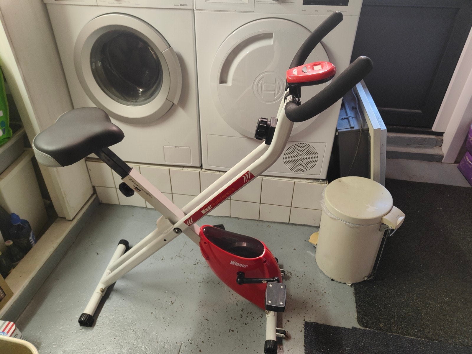 Opvouwbare/inklapbare hometrainer, Ophalen, Gebruikt, Hometrainer