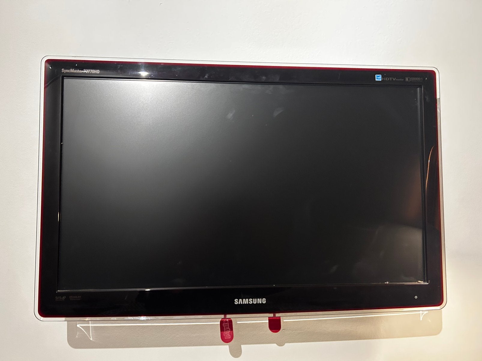 Samsung P2770HD TV - 27 inch Full HD met muurbeugel, Ophalen, Gebruikt, 50 Hz, LCD
