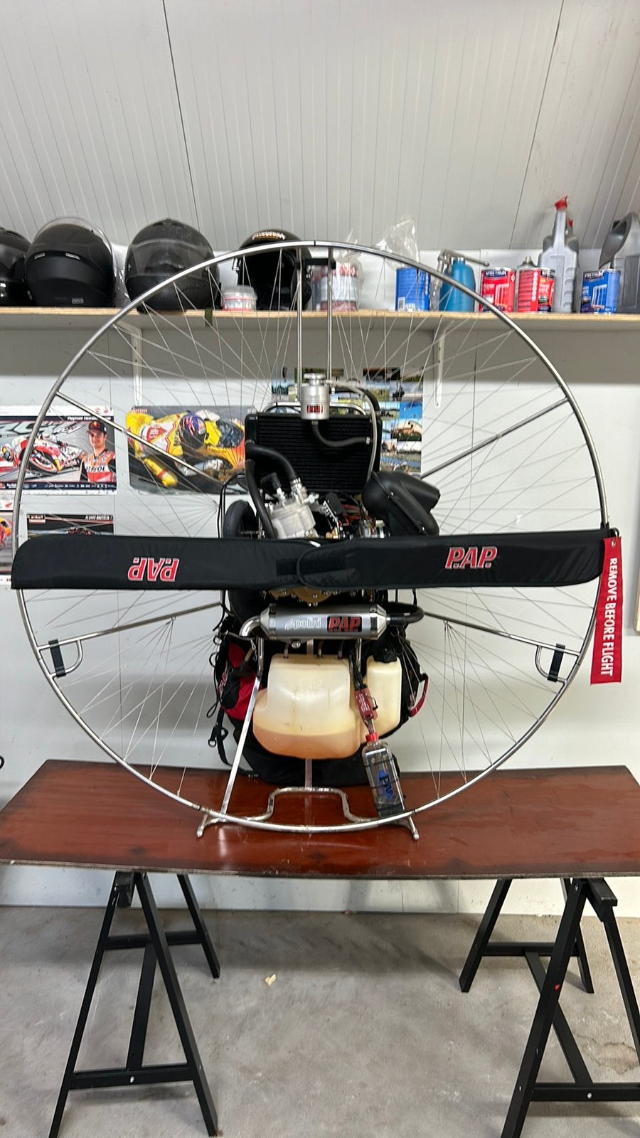 Paramotor thor 250, Ophalen, Zo goed als nieuw, Scherm