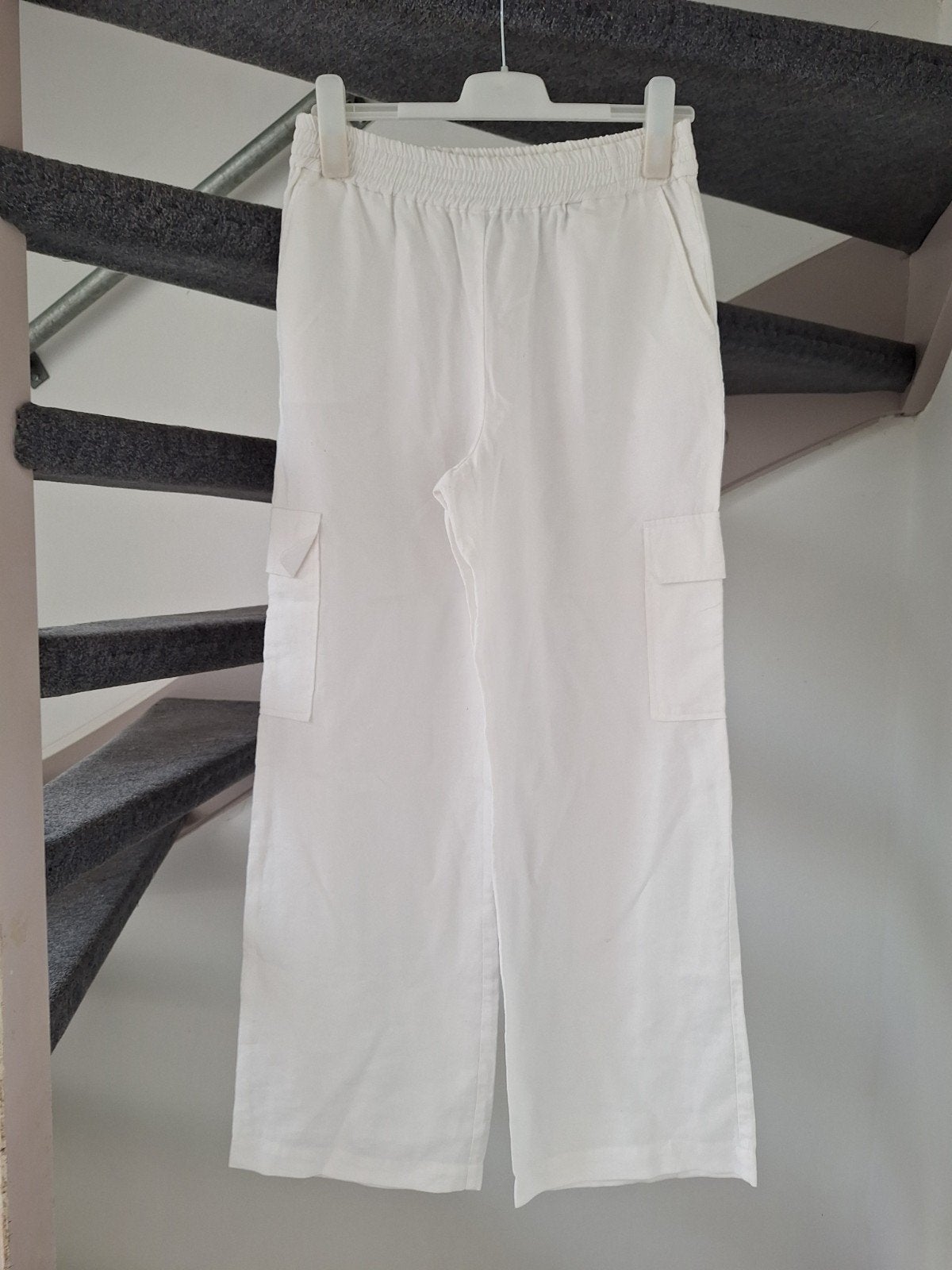 Witte broek maat M, Ophalen of Verzenden