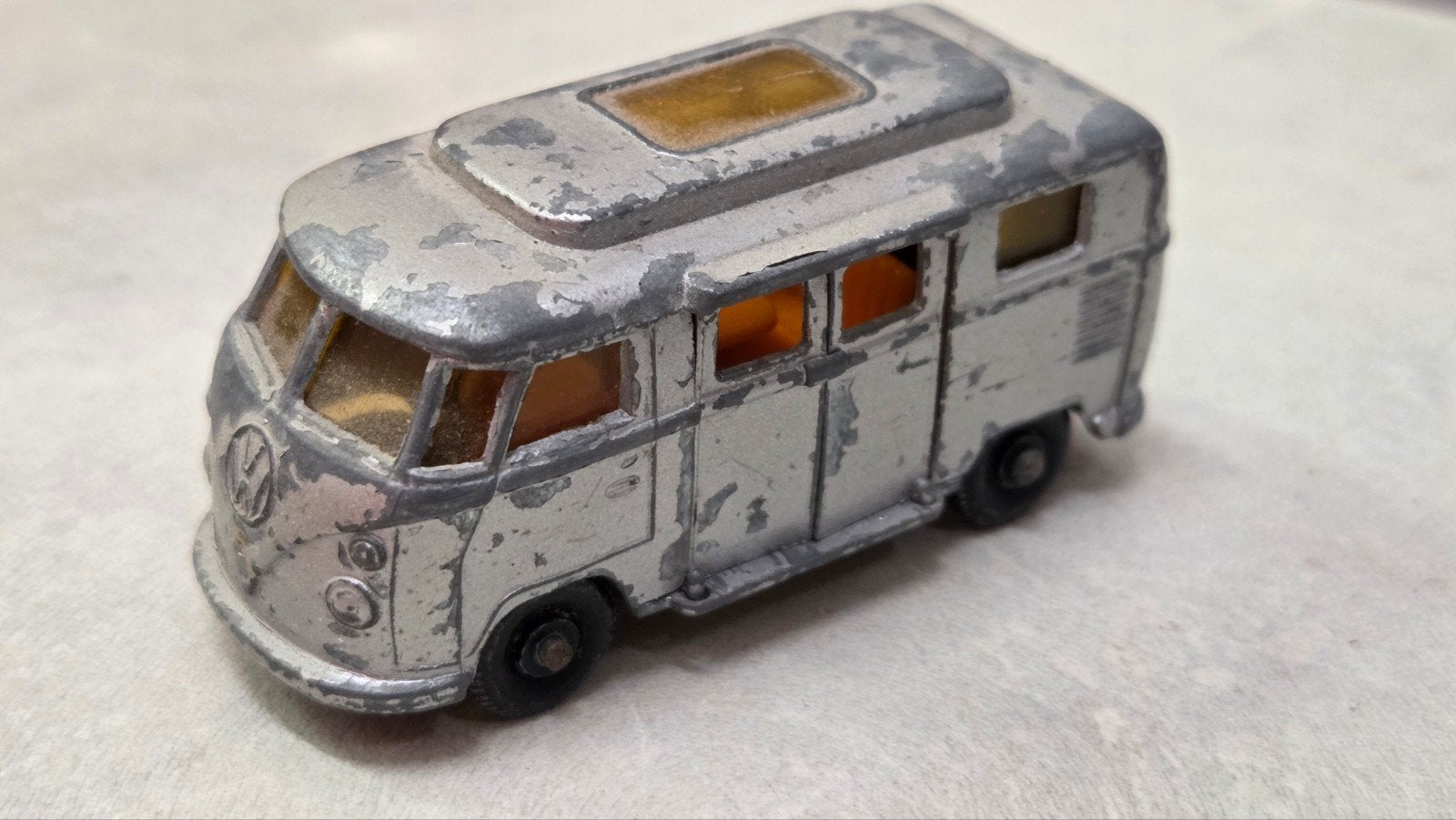 Matchbox Series No 34 Volkswagen Camper - Vintage, Ophalen of Verzenden, Gebruikt, Auto