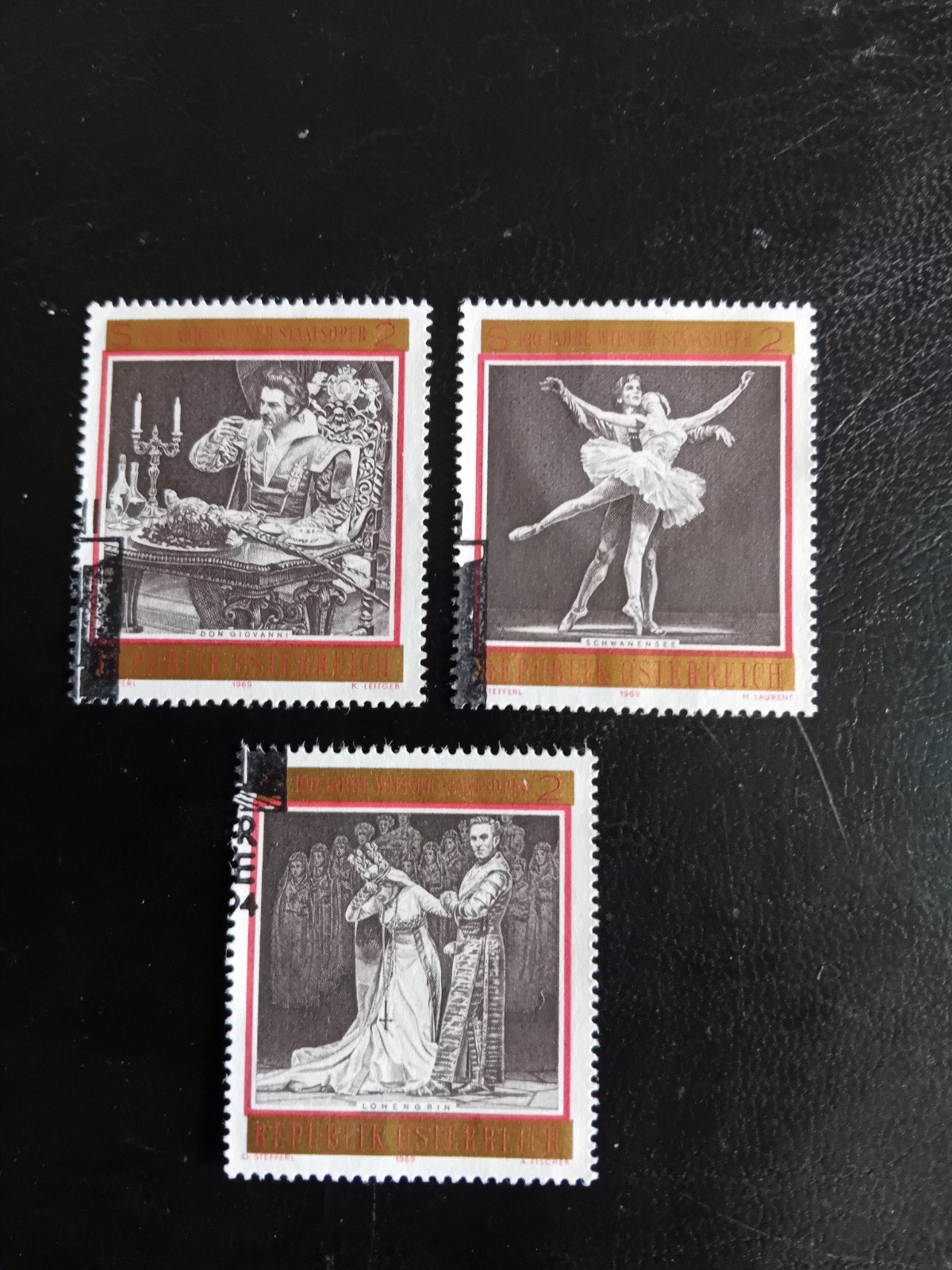 Oostenrijkse postzegels - Opera en Ballet (Gestempeld), Ophalen of Verzenden, Gestempeld