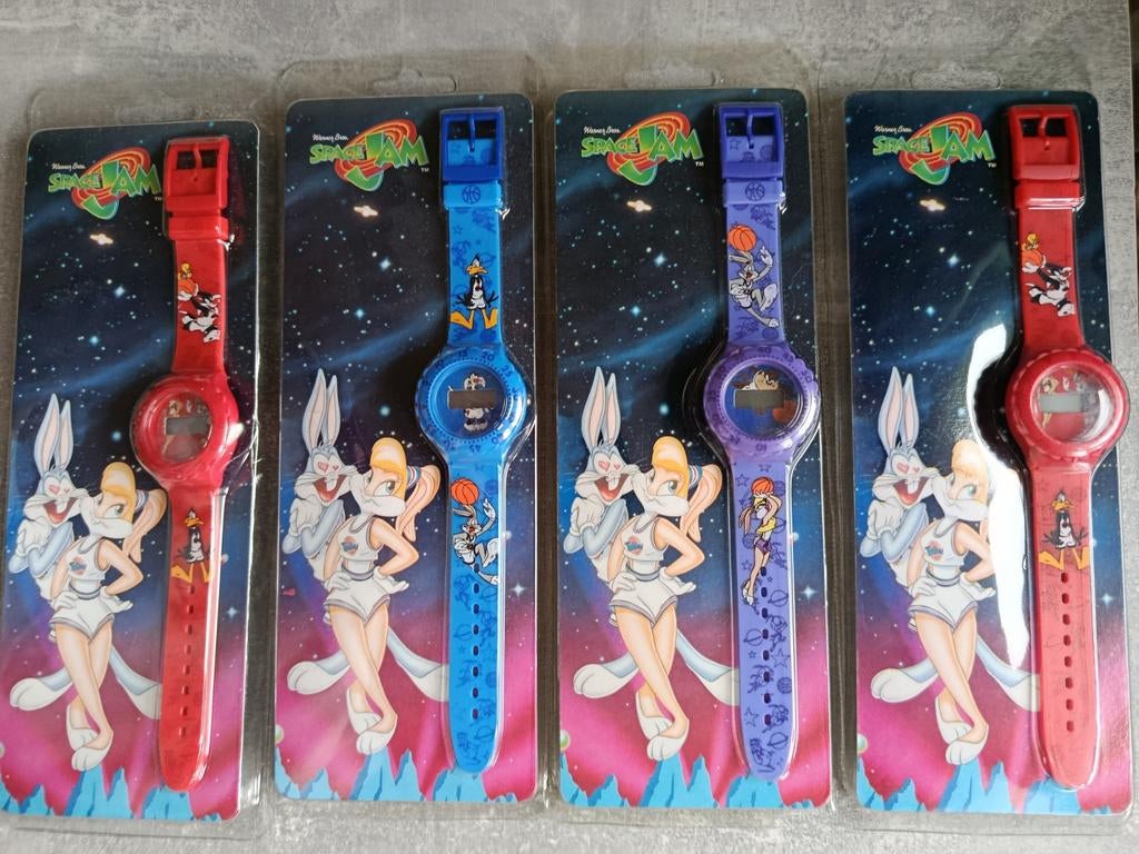 4 Space Jam horloges nieuw, Ophalen, Nieuw, Jongen of Meisje