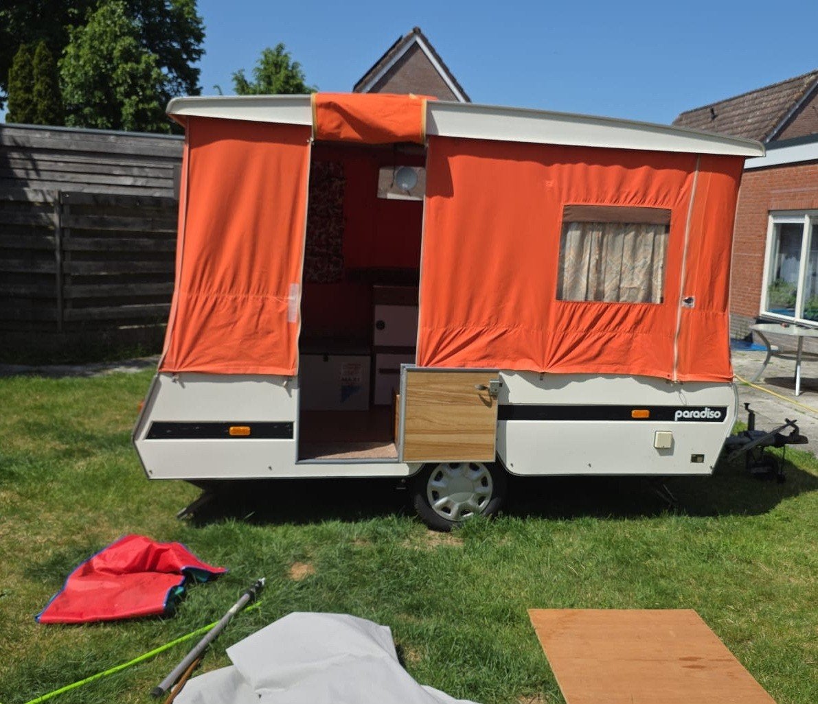 Paradiso Vouwwagen - Compact en Compleet, Ophalen, Meerkleurig, Aanwezig, Tot en met 4
