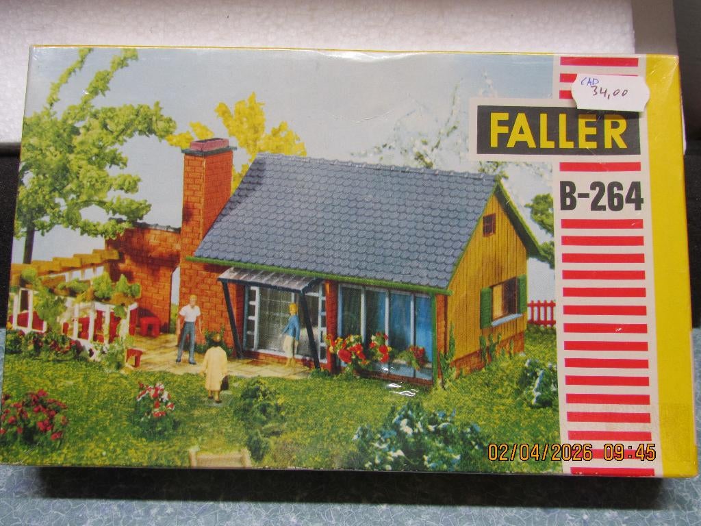 Faller #264 Bungalow, Hobby en Vrije tijd, Modeltreinen | H0, Overige merken, Gelijkstroom of Wisselstroom, Brug, Tunnel of Gebouw