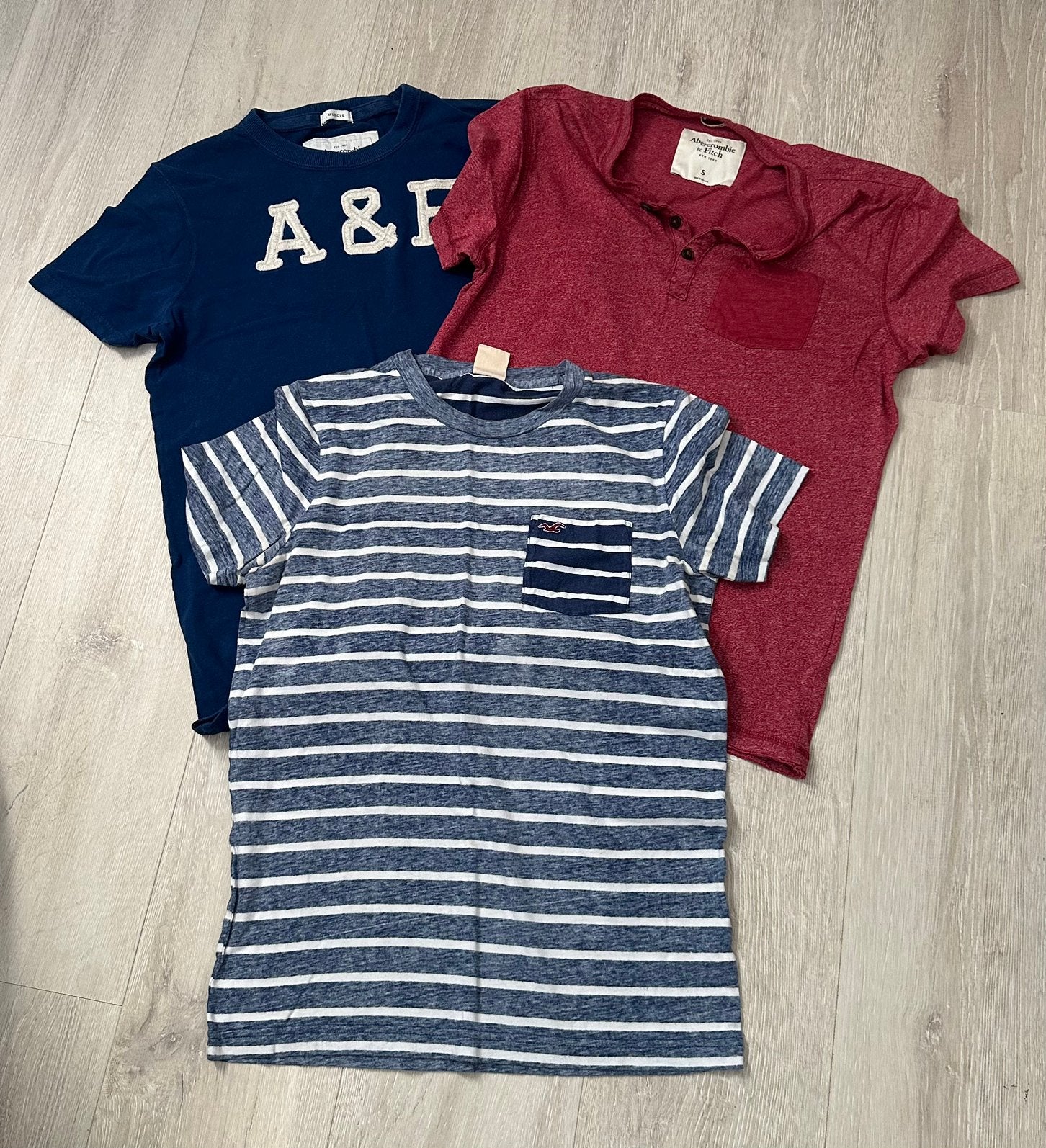 Abercrombie en fitch en hollister tshirts, Kleding | Heren, Ophalen of Verzenden, Zo goed als nieuw