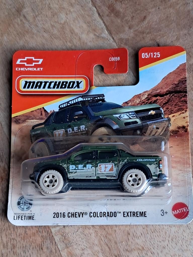 Matchbox 2016 Chevy Colorado Extreme Chevrolet nieuw ovp, Ophalen of Verzenden, Nieuw, Auto