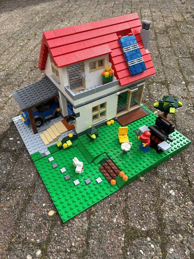 LEGO 5771 Creator 3in1 Woonhuis met werkende deurbel!, Kinderen en Baby's, Lego, Ophalen of Verzenden, Zo goed als nieuw, Compleet
