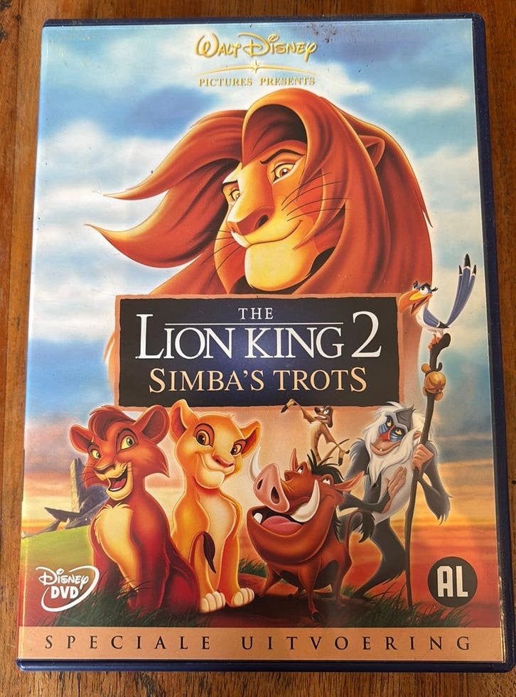 De Leeuwenkoning 2: Simba's Trots - Speciale Uitvoering DVD, Avontuur, Gebruikt, Alle leeftijden, Ophalen of Verzenden