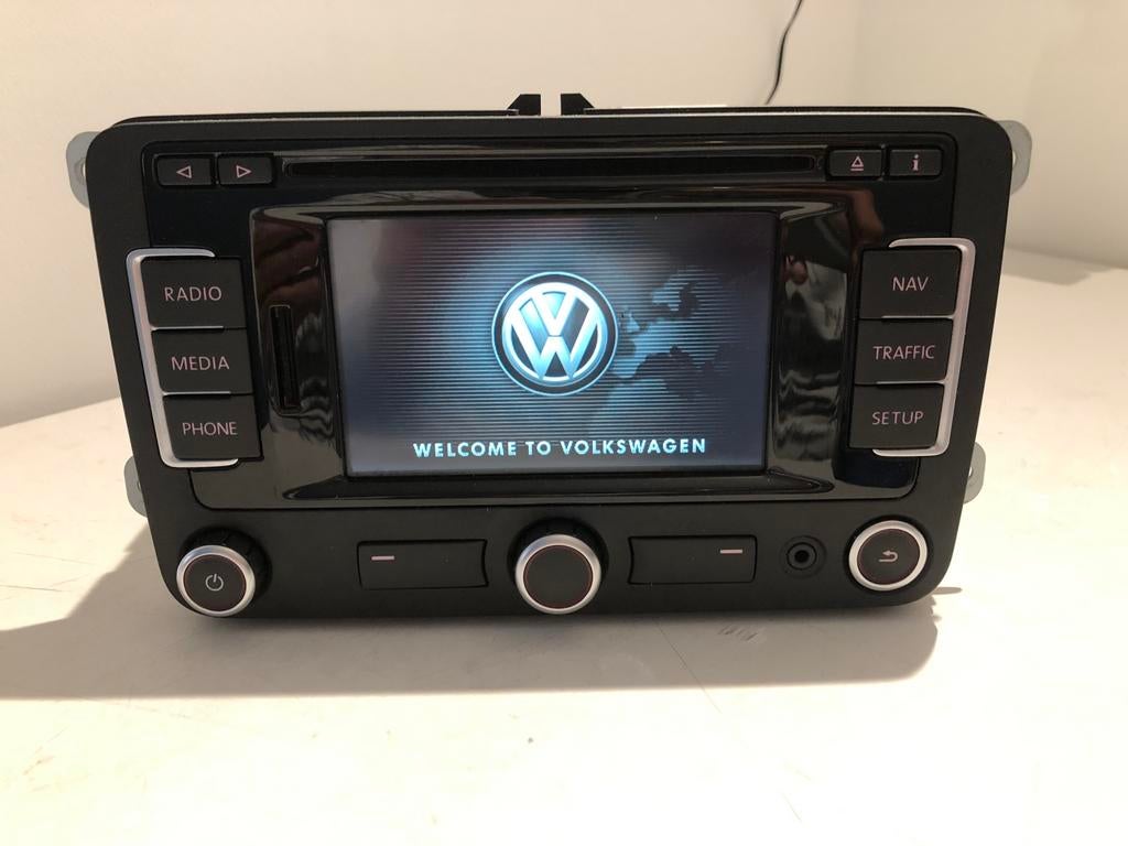 ORIG VW VOLKSWAGEN RNS 315 DAB+ RADIO NAVIGATIE BLUETOOTH, Auto diversen, Autoradio's, Ophalen of Verzenden, Zo goed als nieuw