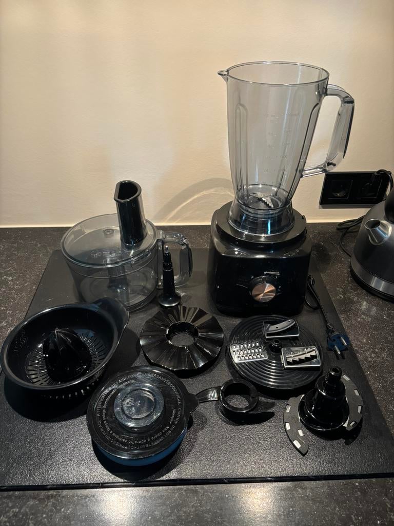 Buccan 8-in-1 keukenmachine, Ophalen, 1 tot 2 liter, 2 snelheden, Zo goed als nieuw