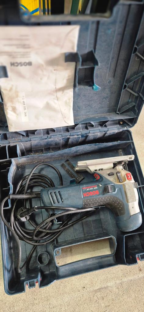 Bosch Decoupeerzaag GST 135 CE in koffer, Ophalen of Verzenden, Gebruikt, Decoupeerzaag, Bosch