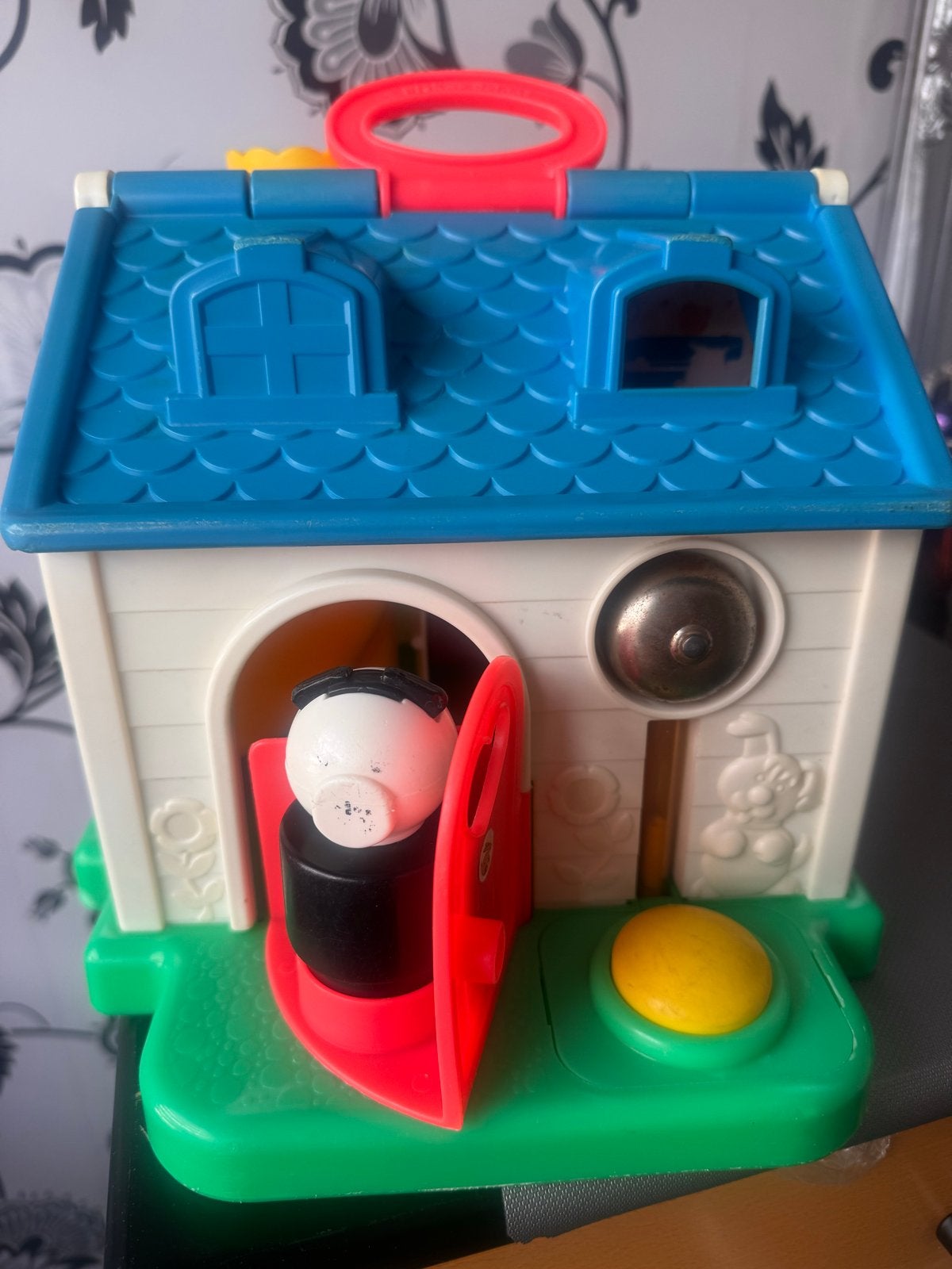 Vintage Fisher-Price Speelhuisje 1984, Ophalen of Verzenden, Gebruikt, Speelset