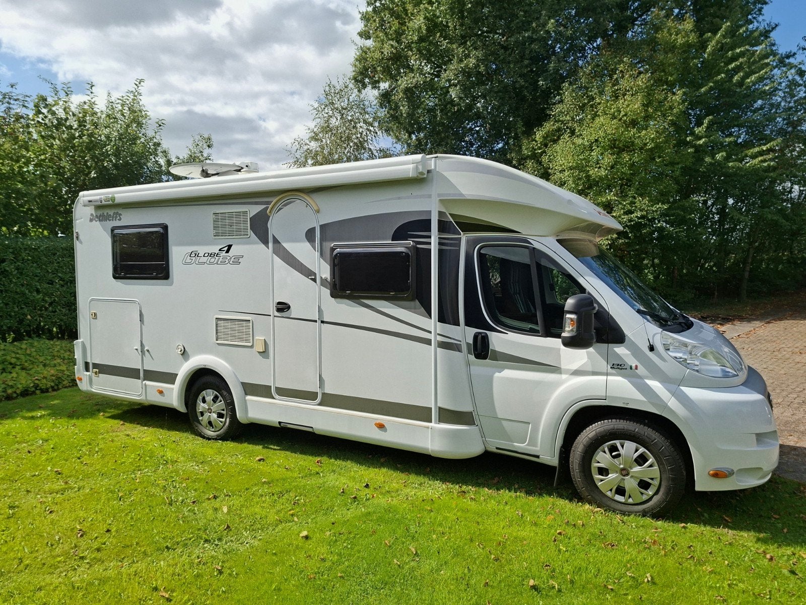Dethleffs Globe 4 T 6911 / enkele bedden/garage/alko chassis, Caravans en Kamperen, Fiat, Handgeschakeld, Tot en met 3, Particulier