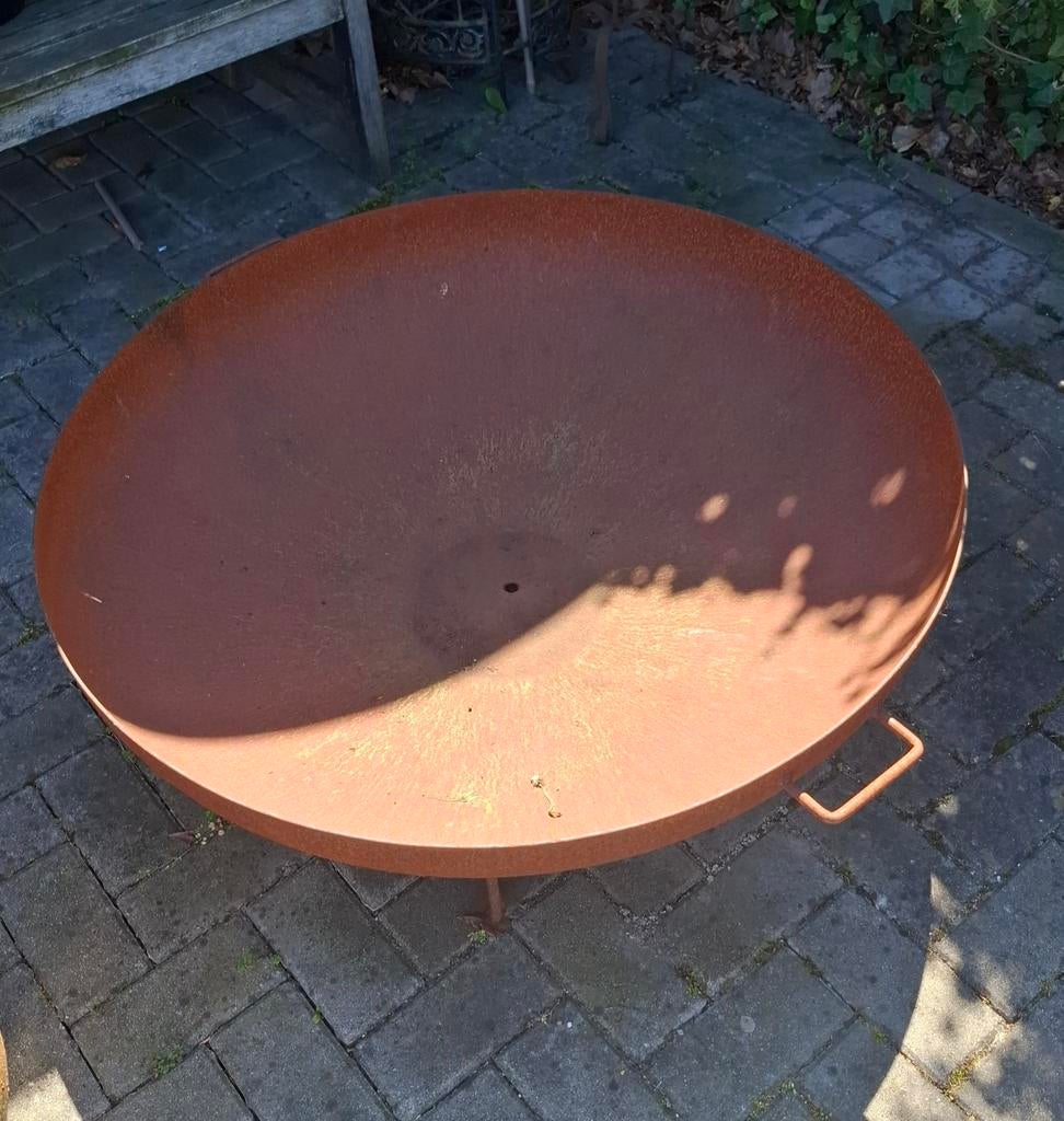 Vuurschaal 100 cm, Tuin en Terras, Vuurschalen, Ophalen, Zo goed als nieuw