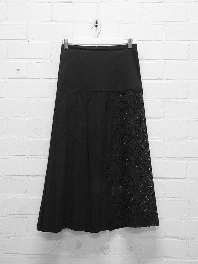 ALPHA Studio - Prachtige rok maat IT42 / NL36 - Nieuw €250, Zwart, Nieuw, Ophalen of Verzenden, X