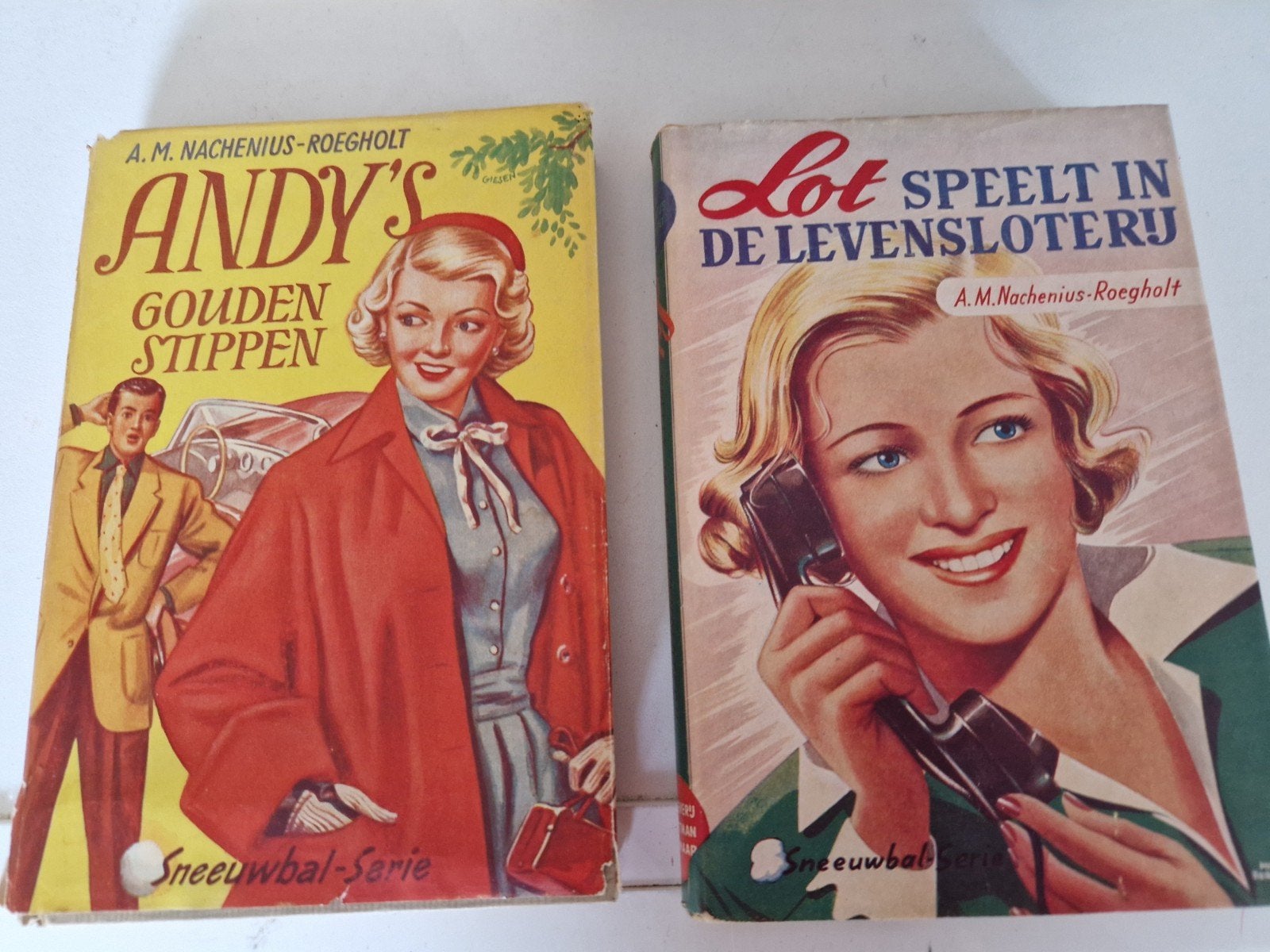 2x A.M. Nachenius-Roegholt - Andy's Gouden Stippen & Lot, Verzenden, Gelezen, A.M. Nachenius-Roegholt, Nederland