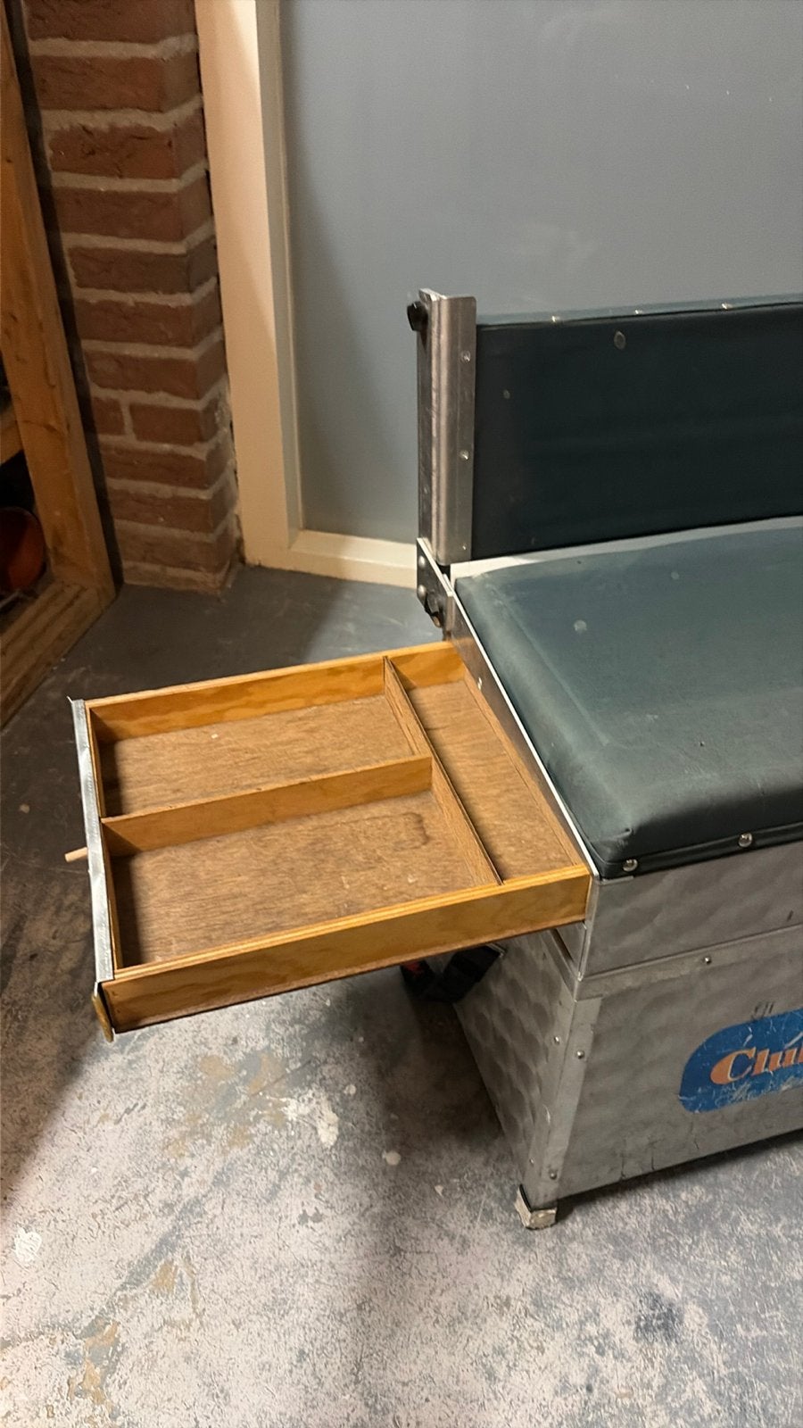Visstoel met opbergruimte, Ophalen of Verzenden, Gebruikt