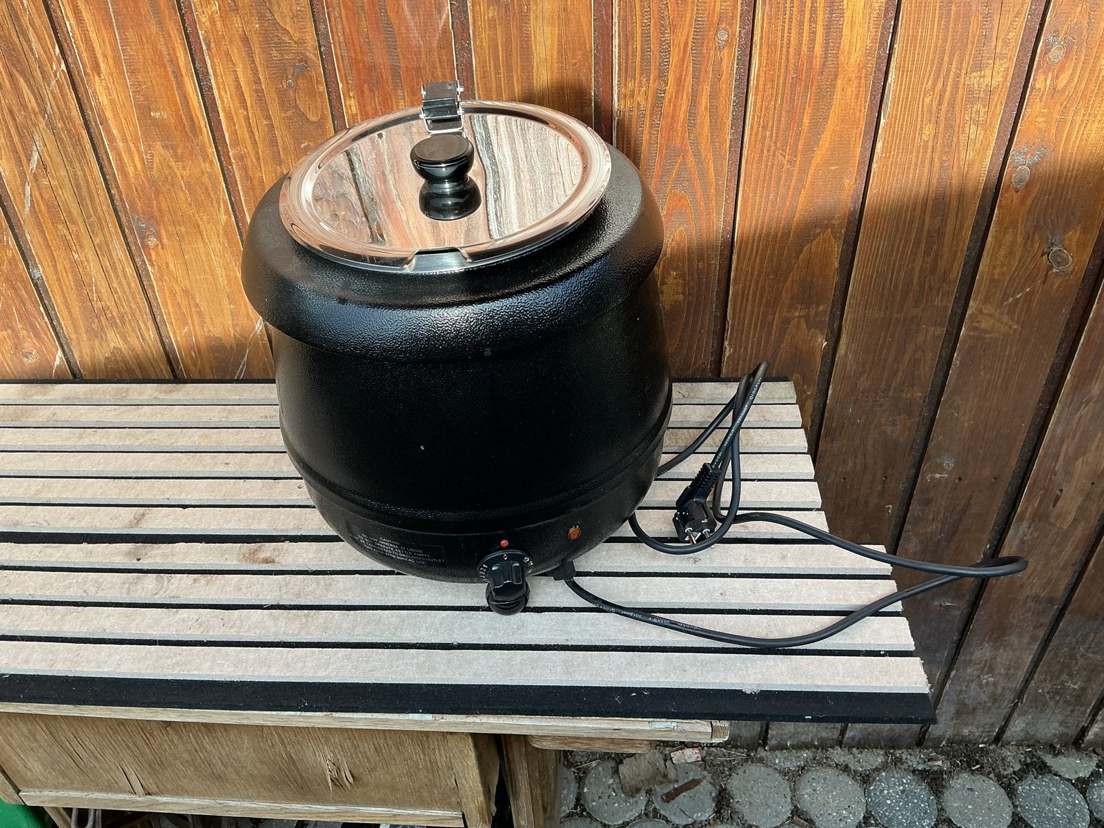 Elektrische soepketel / soepwarmer - 10 liter, Ophalen